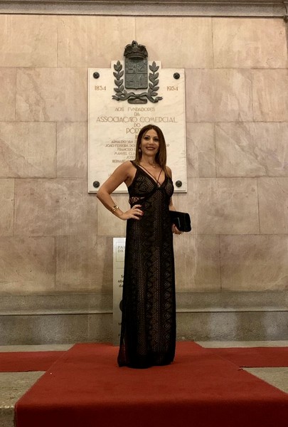 Writer & TV Host Karen Boustany representing Lebanon amongst 42 countries at FIN in Portugal.